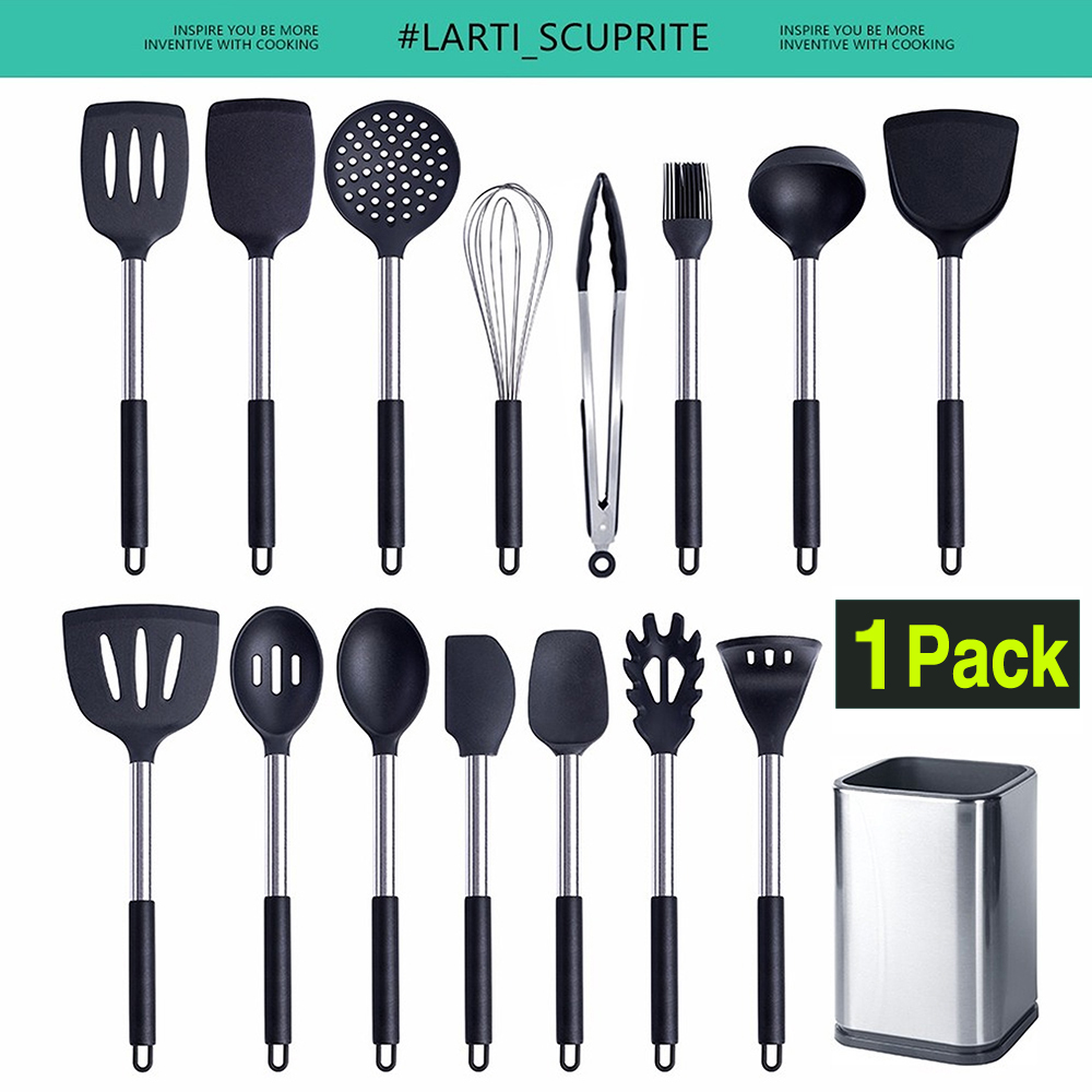 Hi Tech Kitchen Accessories - Ustensiles de cuisine en Silicone, ustensiles