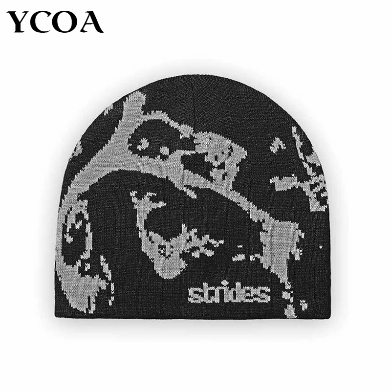 Tech Wear Accessories - Hommes Beanie Strides Splatter Beanie coréen