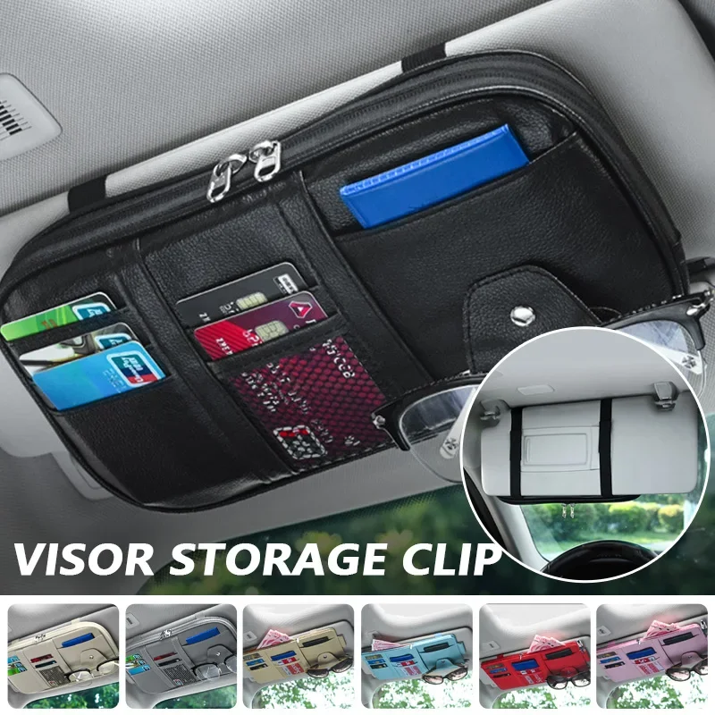 Tech Accessories Bag - Organisateur de pare-soleil de voiture multi-poches