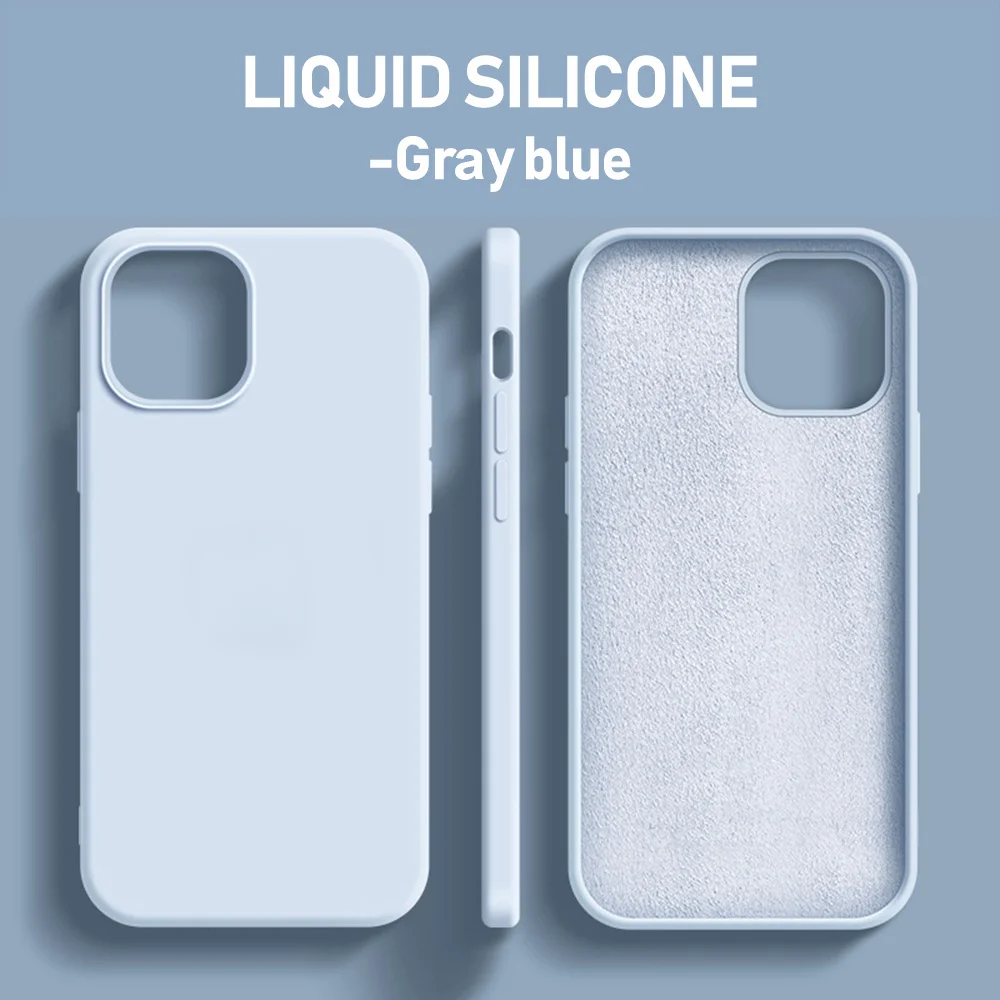 Tech Accessories Iphone - Étuis en silicone liquide d'origine pour