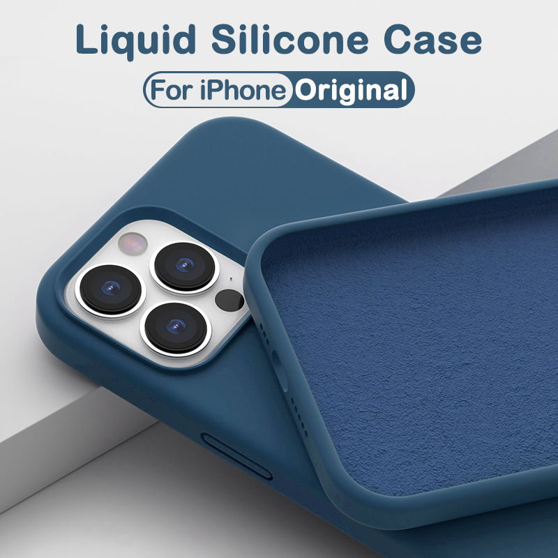 Tech Accessories Iphone - Coque en Silicone liquide d'origine pour