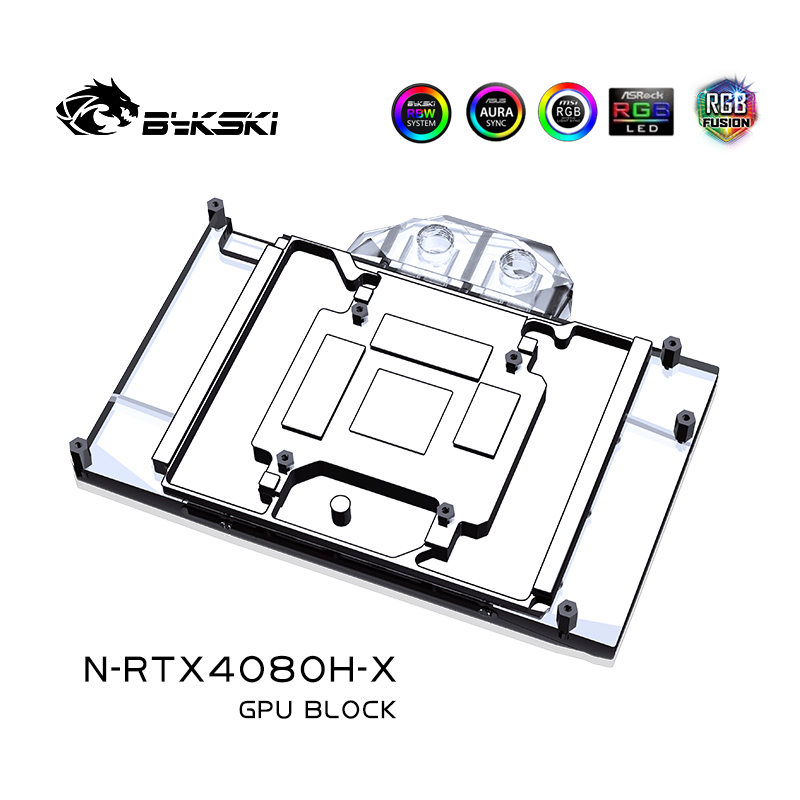 Nvidia Vga Rtx 4080 - Bloc d'eau GPU Bykski pour carte