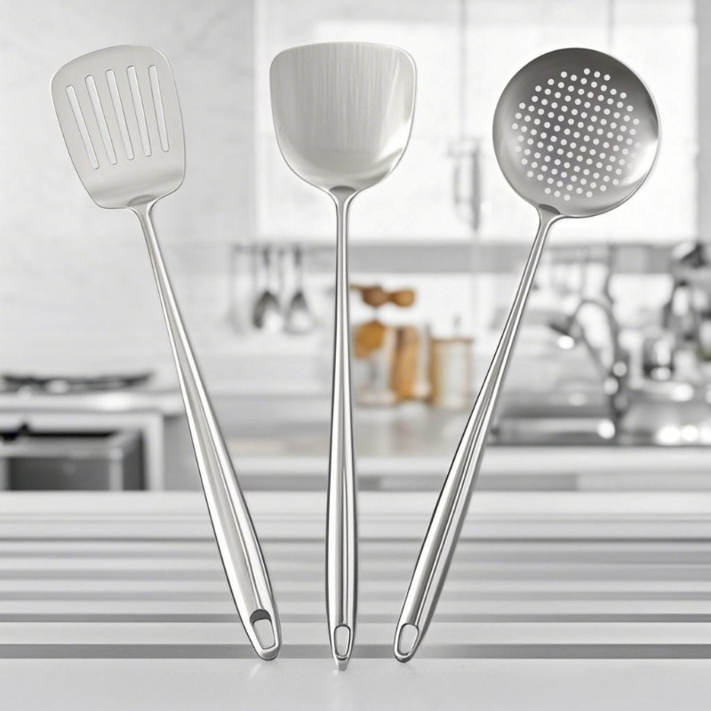Hi Tech Kitchen Accessories - Spatule de cuisine en acier inoxydable