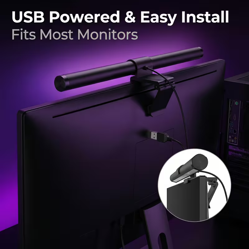Barre lumineuse LED pour monit - Monitor Light Bar avis et prix