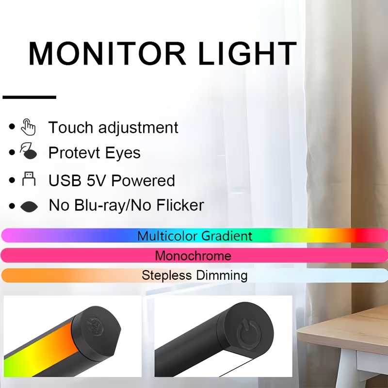 Barre lumineuse LED pour monit - Monitor Light Bar avis et prix