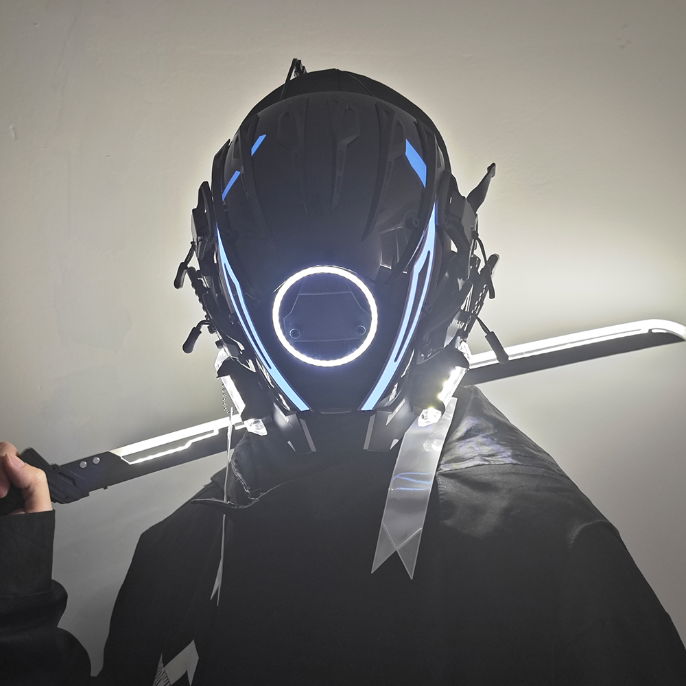 JAUPTO-Masque LED Punk Futuris - Tech Wear Accessories avis et prix