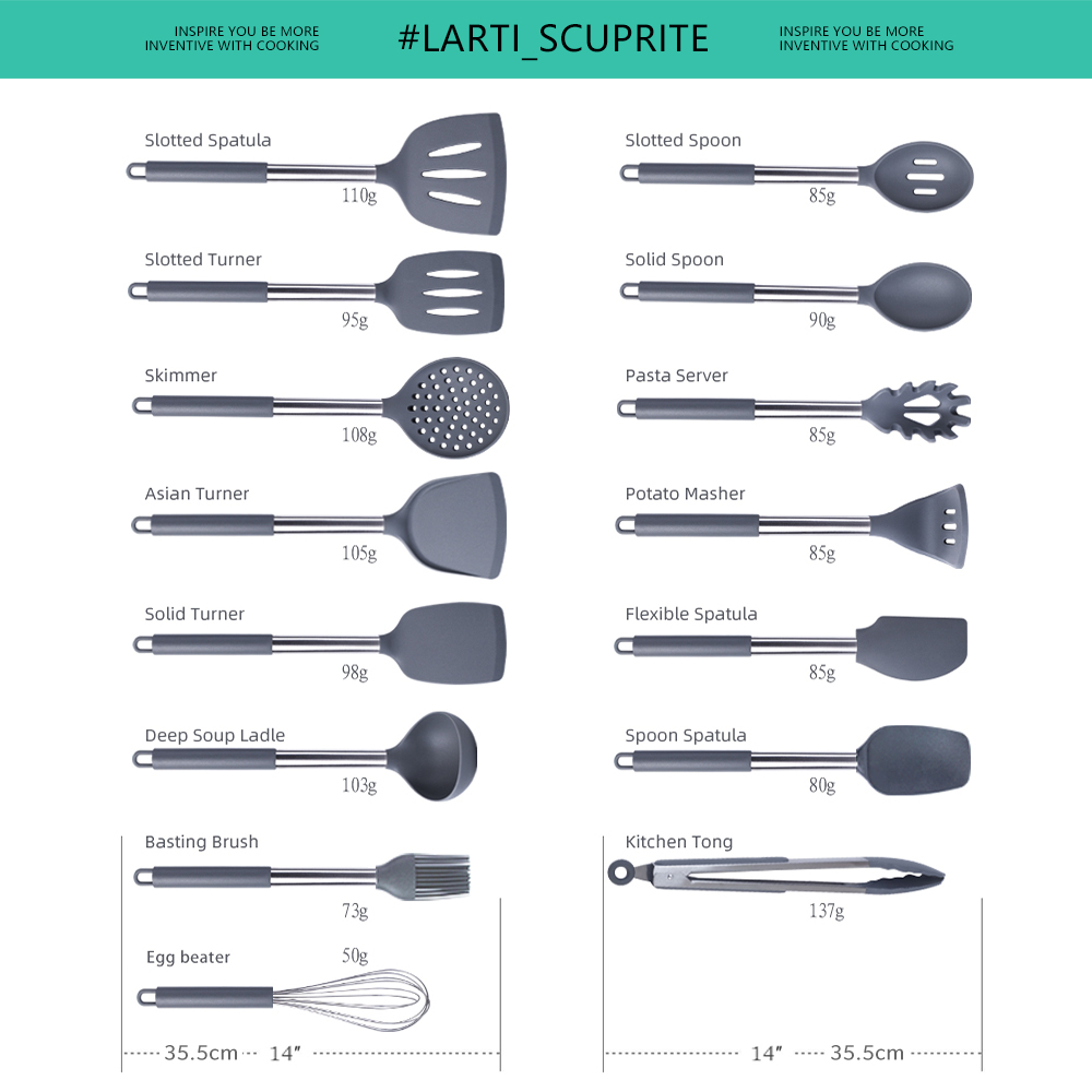 Ustensiles de cuisine en Silic - Hi Tech Kitchen Accessories avis et prix