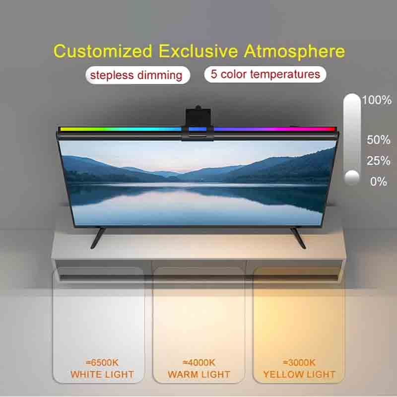 Barre lumineuse RGB 60/80 cm p - Monitor Light Bar avis et prix