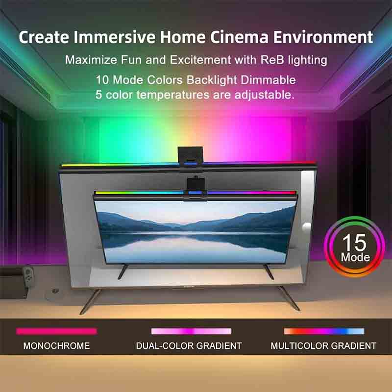 Barre lumineuse RGB 60/80 cm p - Monitor Light Bar avis et prix