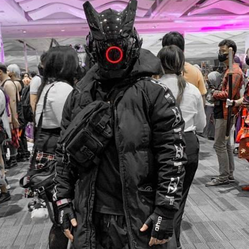 Masque LED Cyberpunk pour cosp - Tech Wear Accessories avis et prix