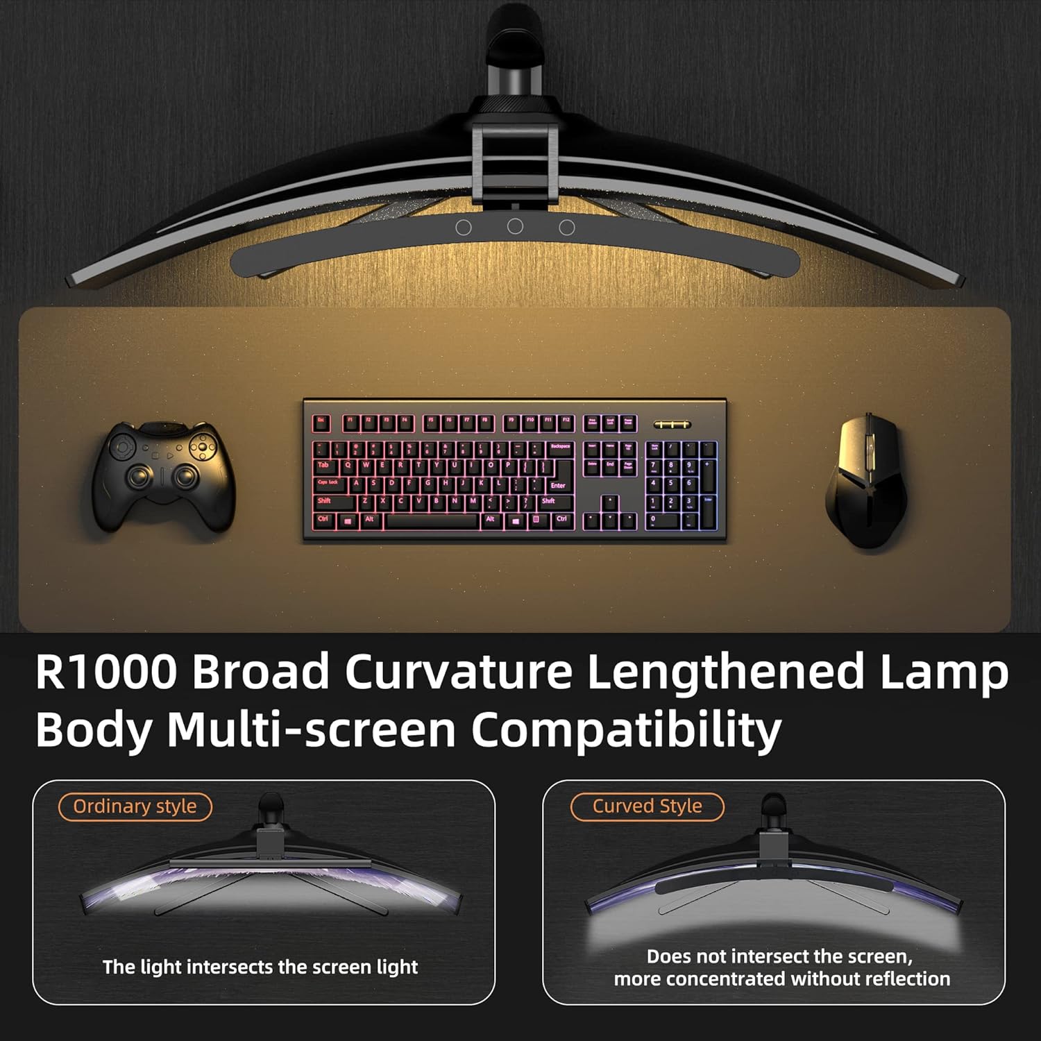 Barre lumineuse incurvée pour  - Monitor Light Bar avis et prix