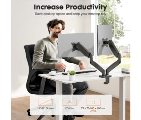 Support double moniteur à bras - Monitor Arm Single avis et prix