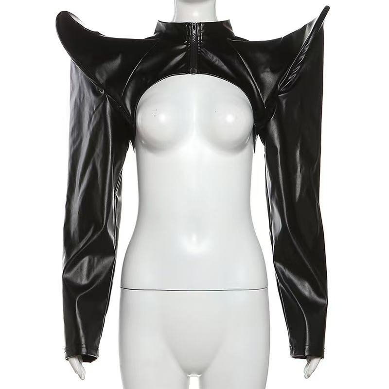 Vestes en cuir Pu pour femmes, - Tech Wear Accessories avis et prix